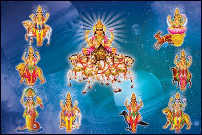 Navagraha Divine Portal - Nine Celestial Planets