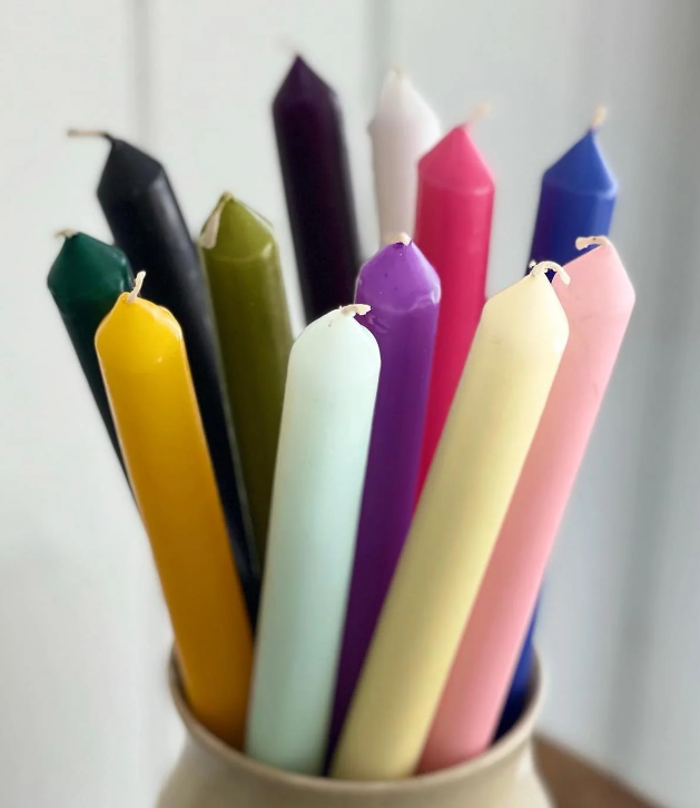 Charged Taper Candles: Recharging, Offerings, or DIY Spells.